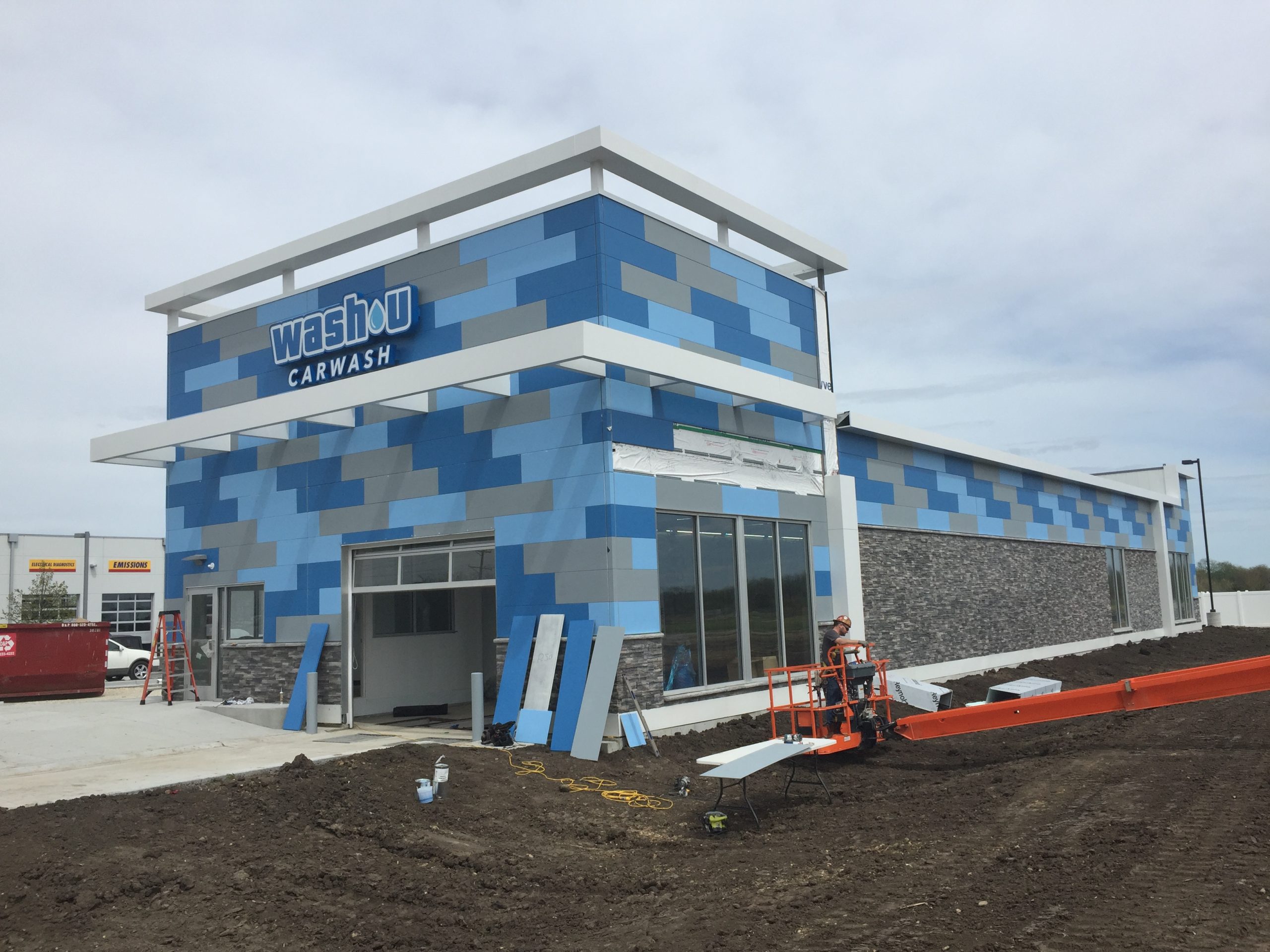 WashU Carwash Modular Building Madison Industries